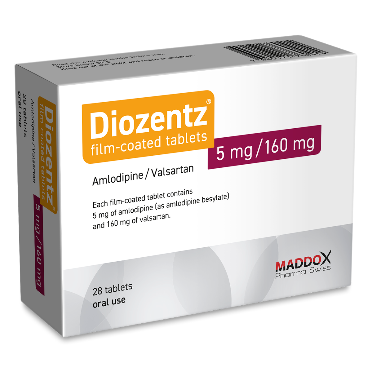 Diozentz 5 / 160 mg